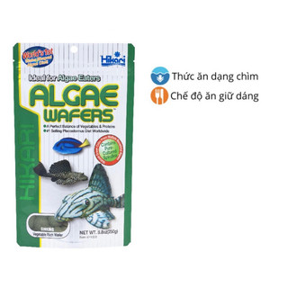 Cám cho cá pleco ăn chay hikari tropical algae wafers 250g