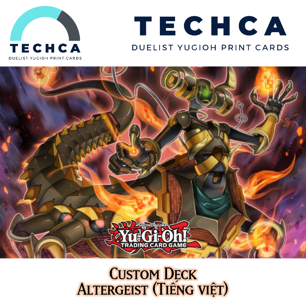 Bài In Tiếng Việt - Bộ bài Yugioh - Custom Deck - Altergeist