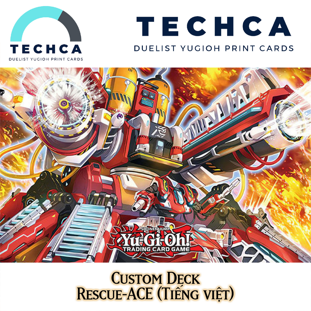 Bài In Tiếng Việt - Bộ bài Yugioh - Custom Deck - Rescue-ACE