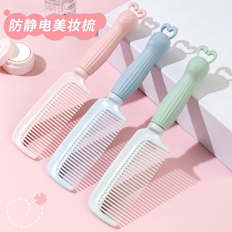 Lược Chải Tóc Tay Cầm Hình Thỏ Dễ Thương