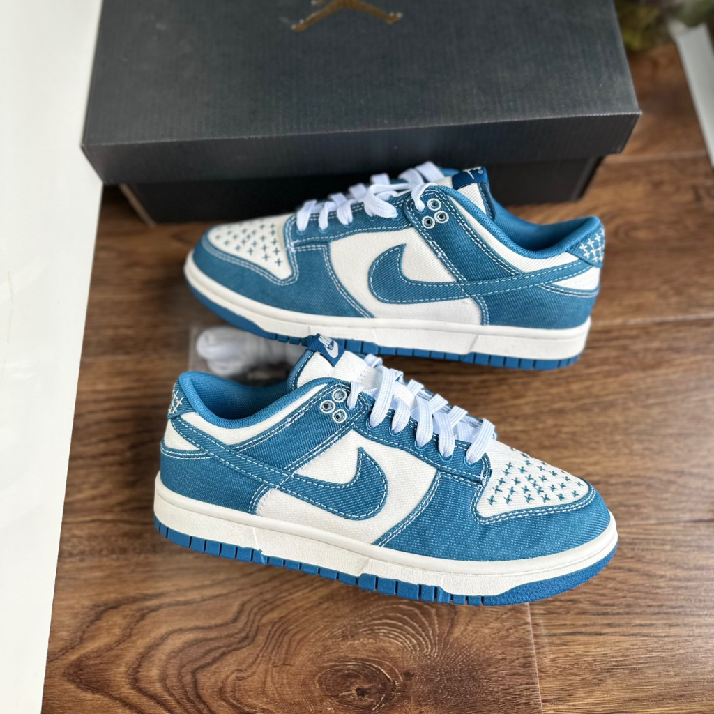 Shop (chuột sneaker) siêu phẩm giày nikee sb xanh bò fullbox miễn phí ship ảnh thật do shop tự chụp