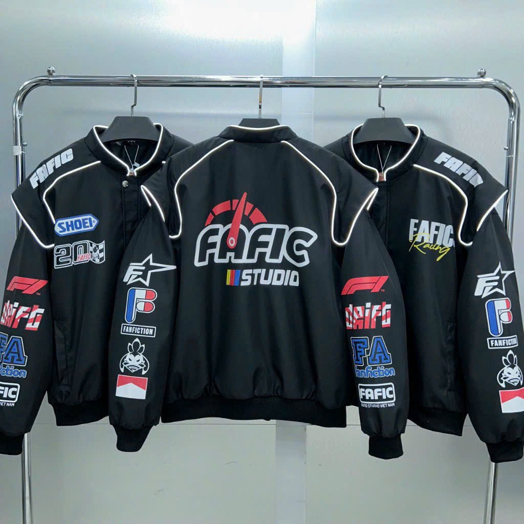 Áo khoác dù Racing STUDIO - Áo khoác gió Jacket 2 lớp Unsiex Nam Nữ Năng Động , Đi Phượt Cá Tính - TP0034