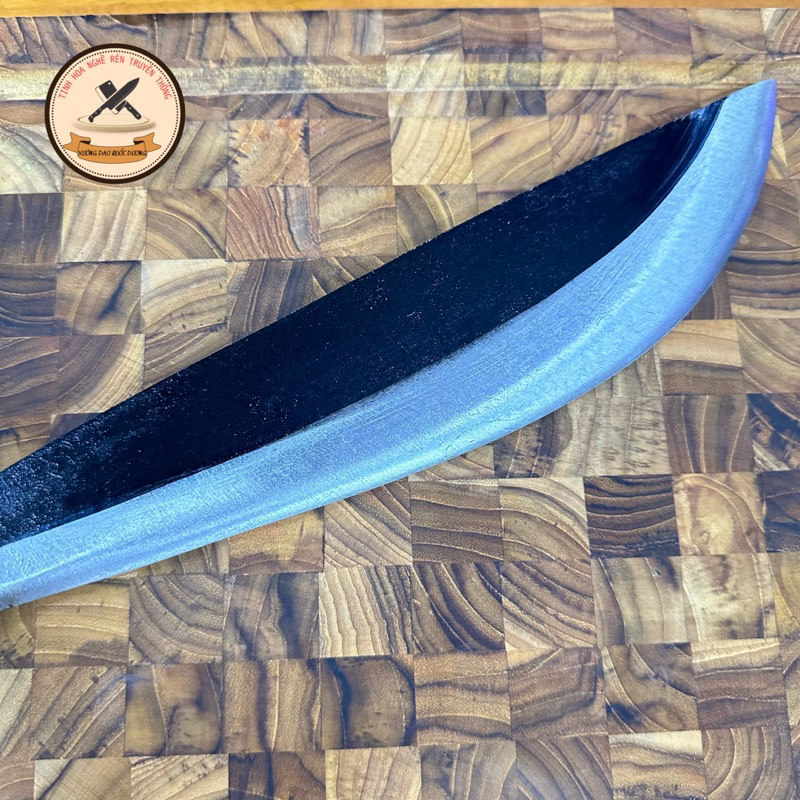 Dao chặt cây, Dao thép nhíp ô tô M7 lưỡi dài 27cm được rèn thủ công 100% bằng thép nhíp đỏ của Nga.