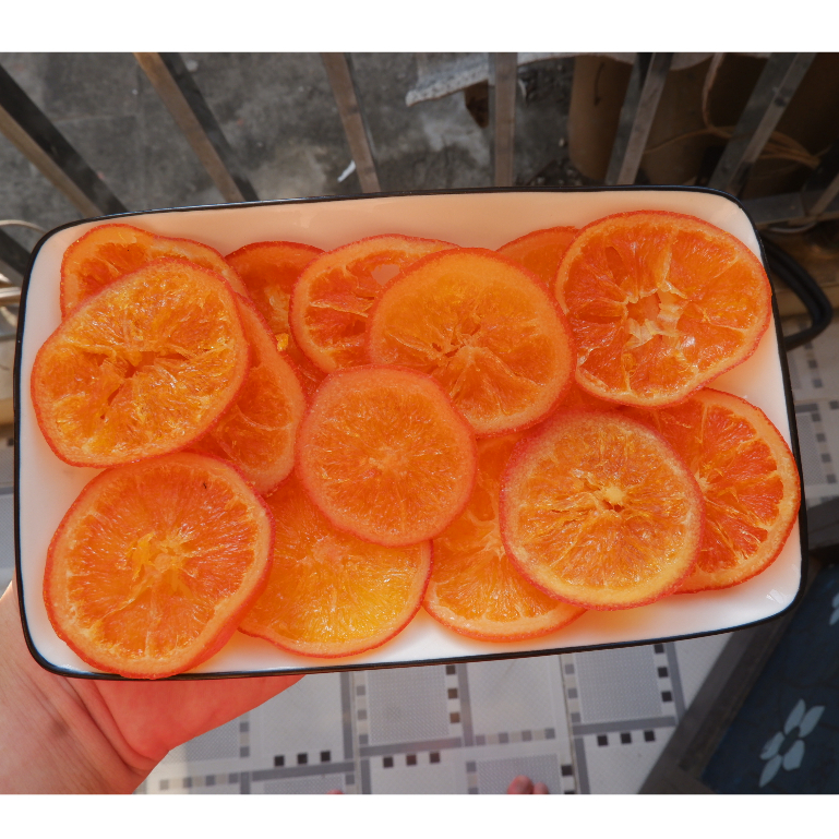 Cam sấy dẻo Phú An Healthy Foods túi 500g ăn vặt ăn kiêng tiện lợi tiêu chuẩn xuất khẩu