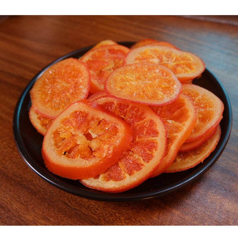 Cam sấy dẻo Phú An Healthy Foods túi 500g ăn vặt ăn kiêng tiện lợi tiêu chuẩn xuất khẩu