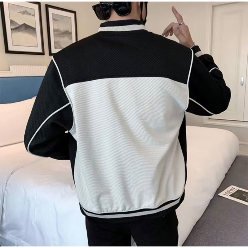 Áo khoác bomber nam nỉ gân cao cấp, áo khoác nam cao cấp