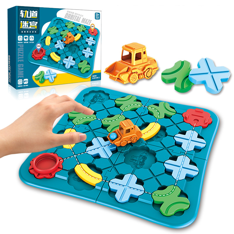 Đồ Chơi Giải Mã Mê Cung Board Game Puzzle 4 Cấp Độ - Đồ chơi Giáo Dục Montessori - 118 Cách Chơi Phát Triển Tư Duy Logic