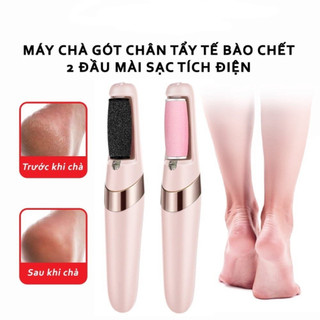 Máy chà gót chân tự động, tẩy tế bào chết tại nhà sạc pin tích điện 2 đầu eiectric pedi