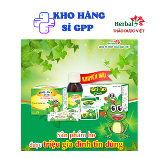 Hati-tux syrup hộp 20 gói x 5ml - Dùng cho trẻ từ 3 tuổi trở lên