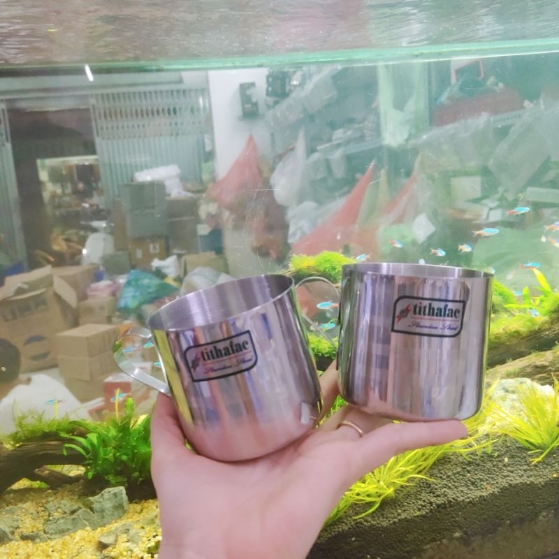 Ca inox 304 3 sọc có quai Tithafac