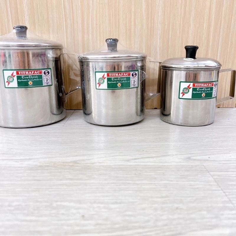 Ca inox có nắp Tithafac