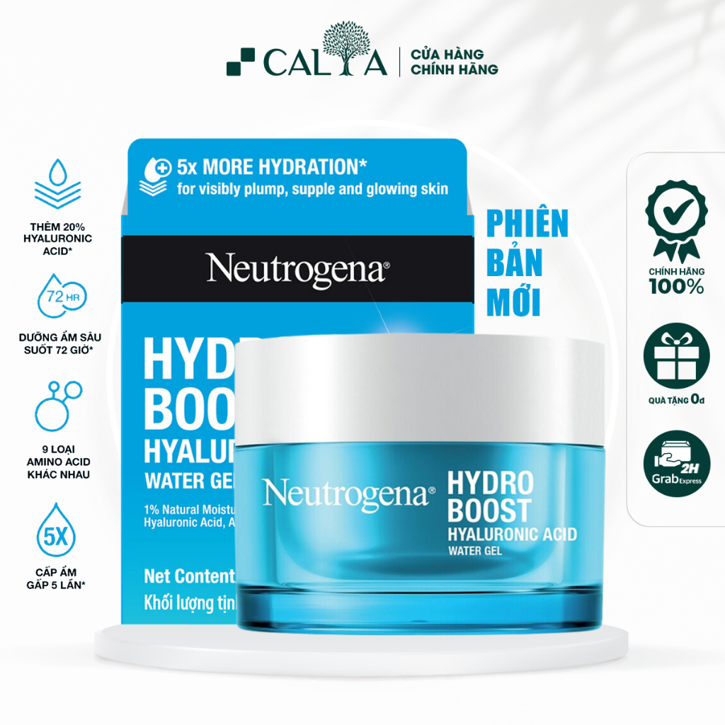 Kem Dưỡng Neutrogena Cấp Nước, Dưỡng Ẩm, Cho Da Mềm Mịn - Neutrogena Hydro Boost Water Gel 50g