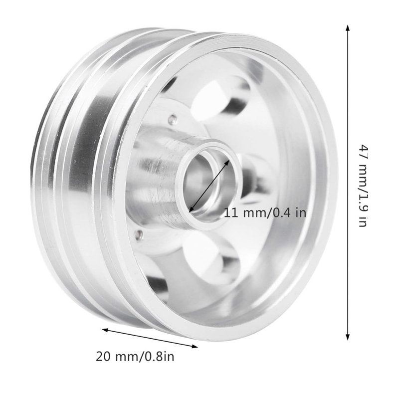 Bộ mâm vỏ bánh trước kim loại xe tải tamiya rc 1/14