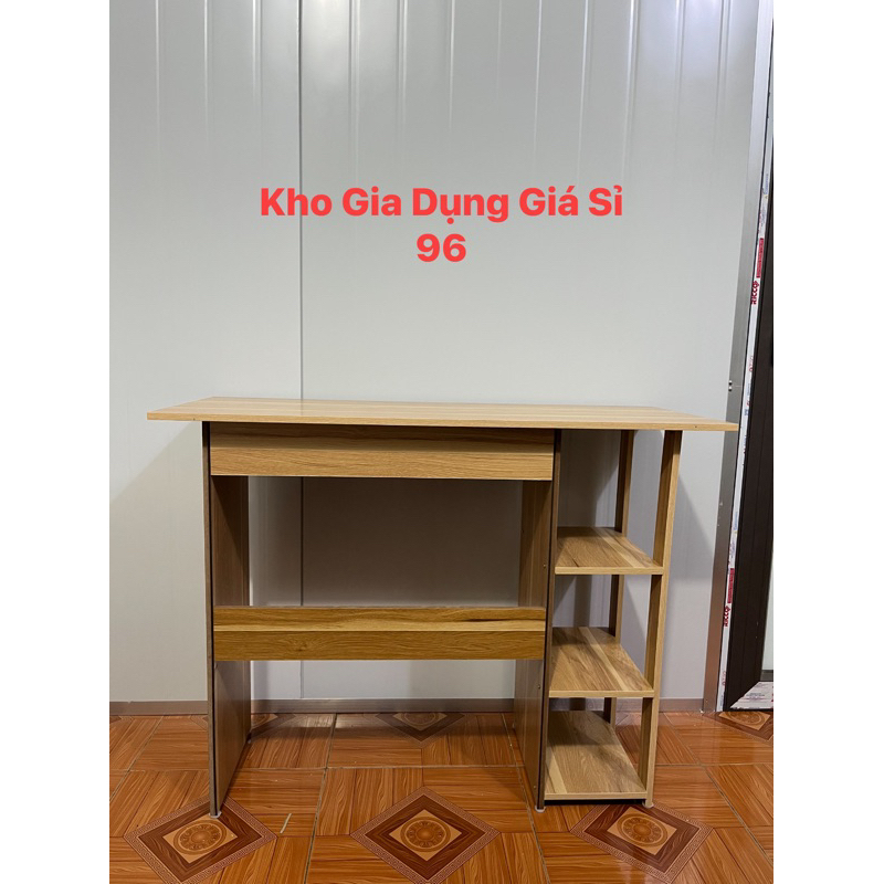 Bàn Học Decor Phòng, Bàn Làm Việc Thông Minh có kèm giá để sách☺️☺️