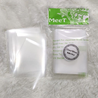 Sleeves MeeT trong suốt dùng để bọc và bảo vệ card (loại không dán)