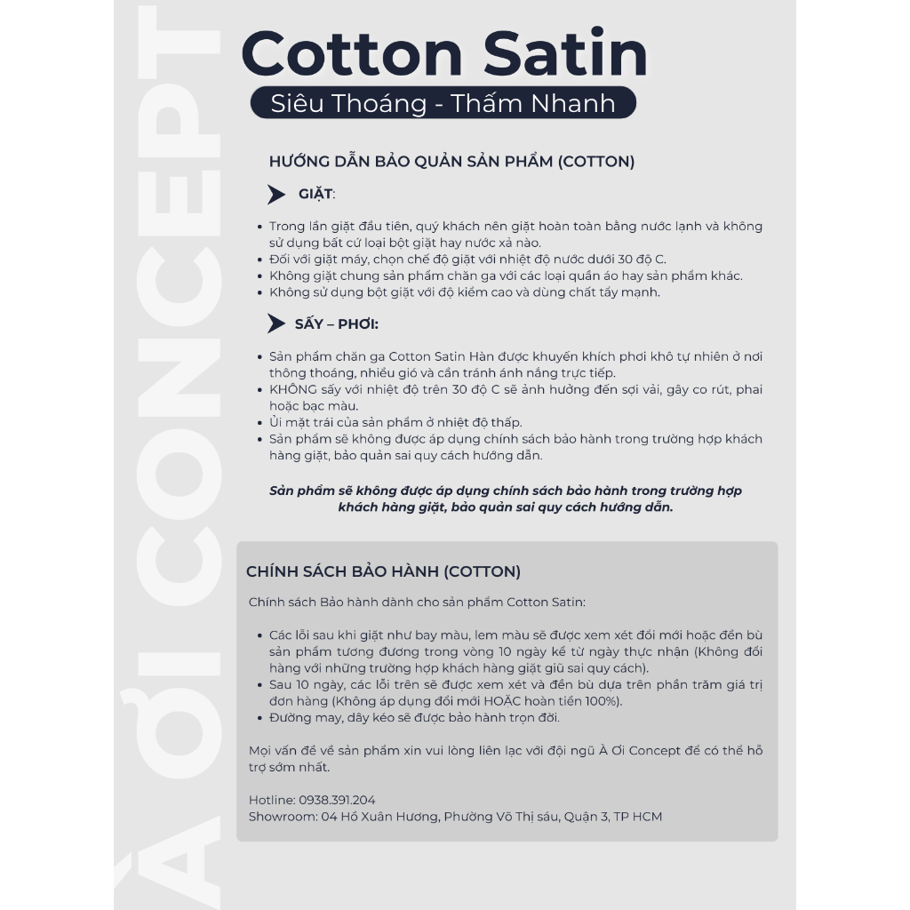 Vỏ Gối Ôm Cotton Satin Hàn Quốc Cao Cấp À Ơi Concept Màu Trơn Nhiều màu Dây kéo khoá Size 37x100 cm