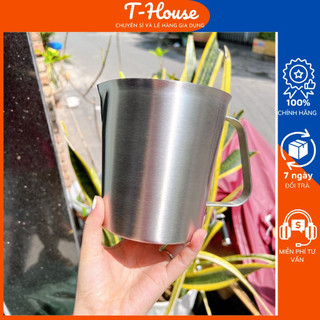 Ca Inox SUS304 thể tích từ 500ml có vạch chia đến 2 lít tiện dụng, ca đong inox