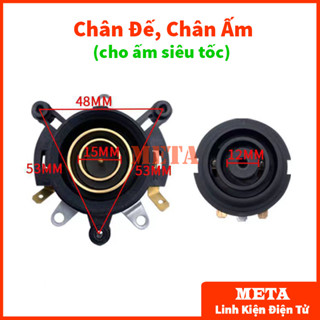 Bộ 3 món ấm siêu tốc, chân ấm, chân đế và công tắc thay thế cho ấm siêu tốc (LOẠI XỊN)