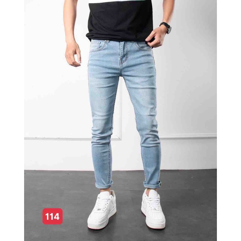 Quần jean nam chất liệu cotton co giãn thoải mái hàng mới về hot trend trẻ trung năng động nhanh tay thêm vào giỏ hàng
