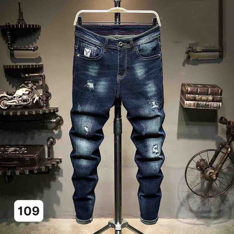 Quần jean nam chất liệu cotton co giãn thoải mái hàng mới về hot trend trẻ trung năng động nhanh tay thêm vào giỏ hàng