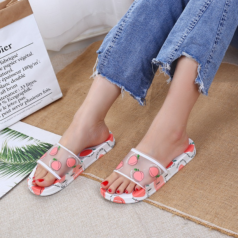 Dép Trái cây quai ngang nam nữ