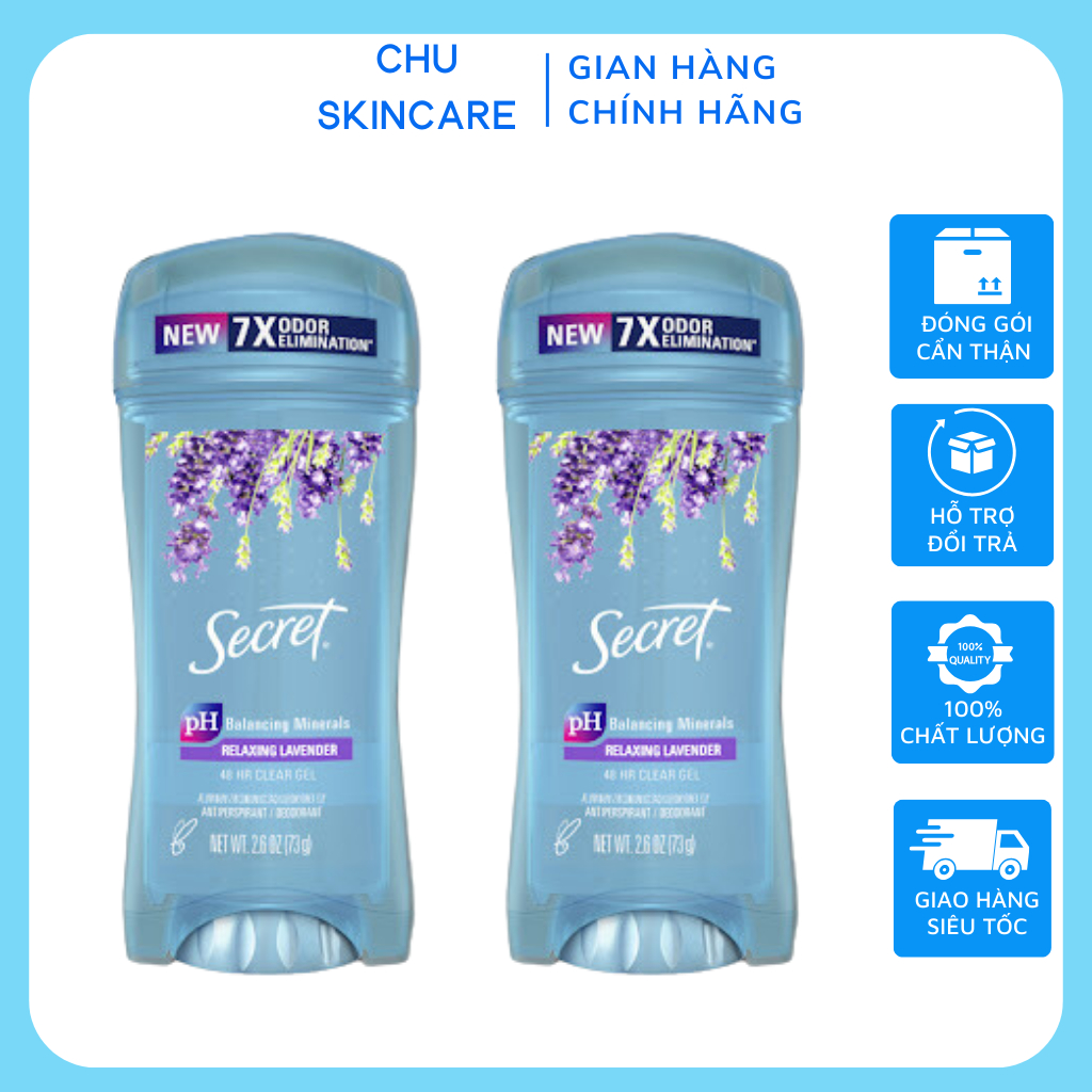 Gel ngăn mùi và ngăn mồ hôi Secret 73G
