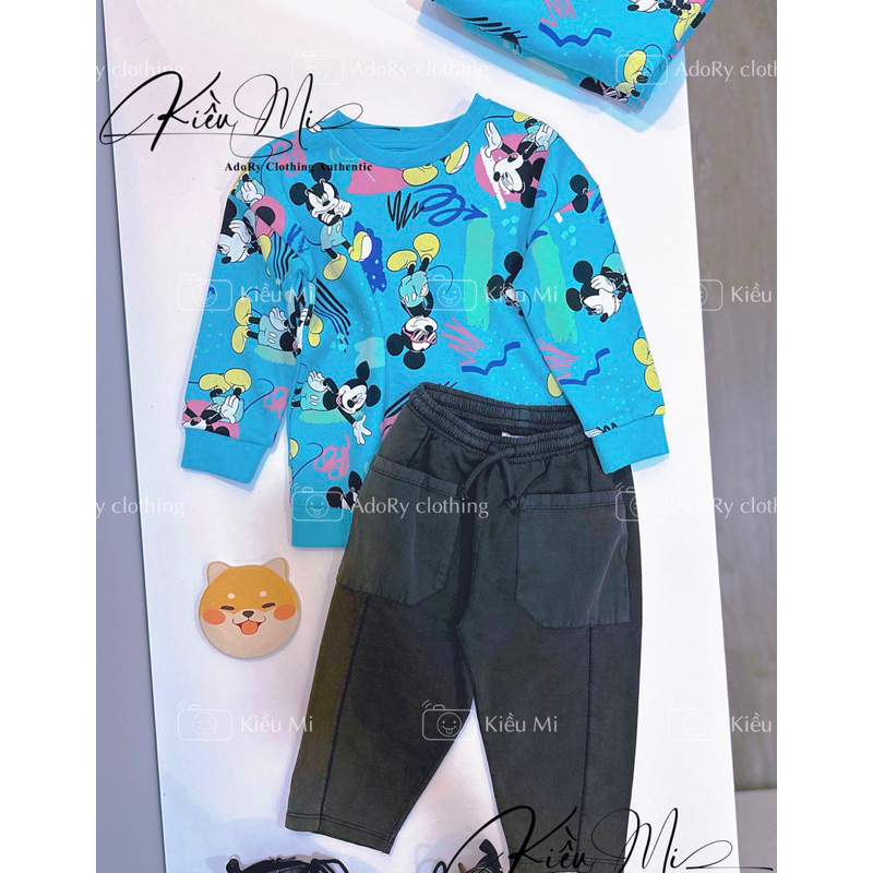 Áo nỉ bông micky cho bé