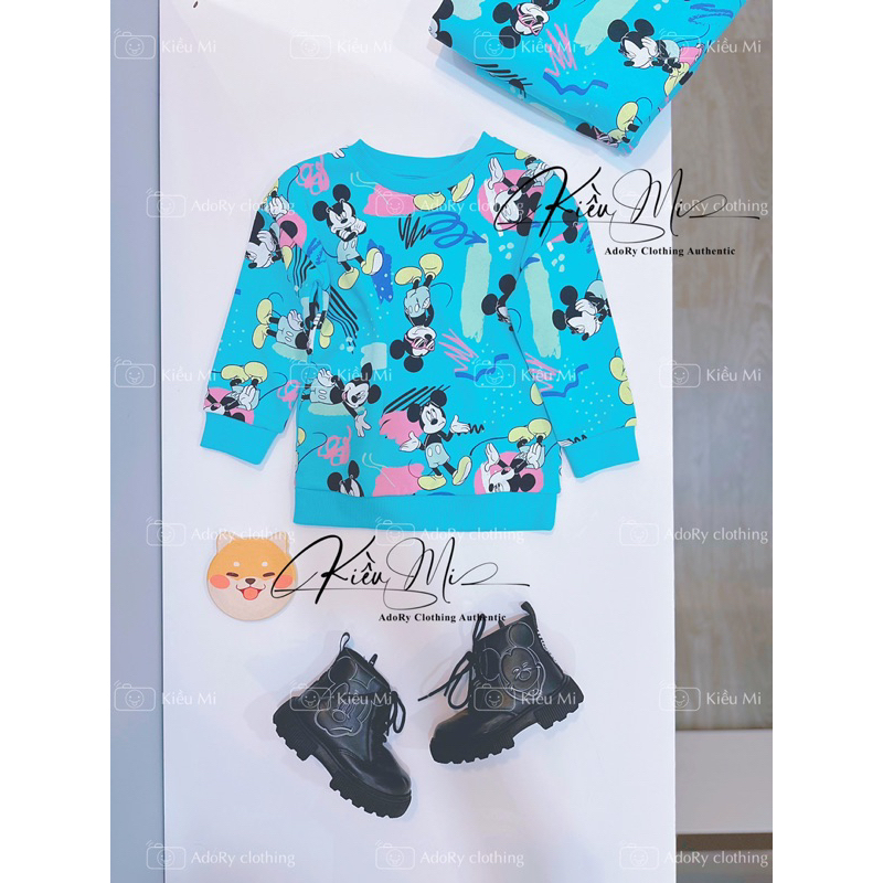 Áo nỉ bông micky cho bé