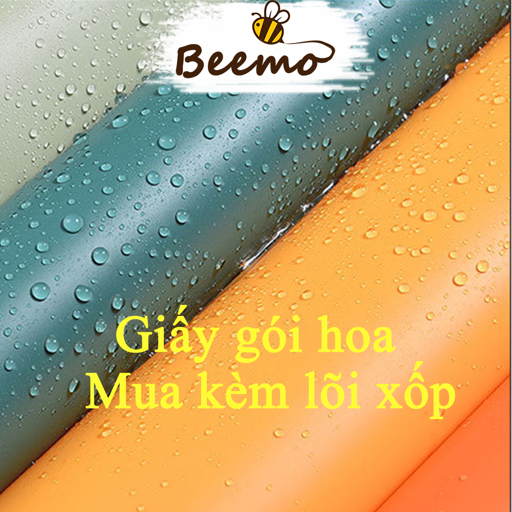 Giấy Gói Hoa 1 Màu Bóng Mờ Không Thấm Nước