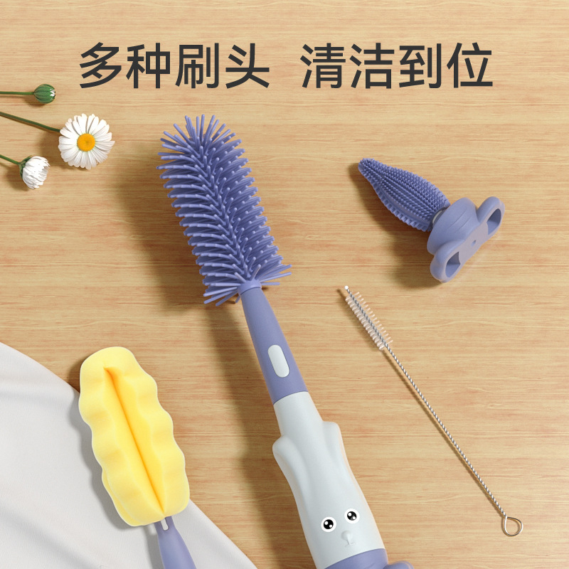 Cọ bình sữa Silicon 3 trong 1 CIYUANSD cao cấp