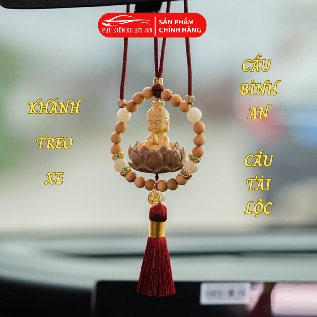 Khánh Treo Xe Trang Trí Ô Tô, Bàn Làm Việc, Khánh  Liên Trang Trí Xe Hơi, Dây Treo Trang Trí