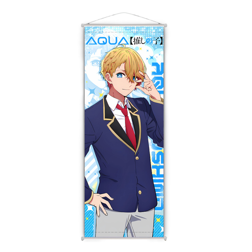 Poster vải, tranh treo tường vải cao cấp anime Oshi No Ko Dưới Ánh Hào Quang