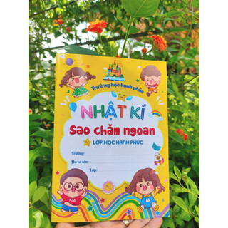 Sổ sao chăm ngoan A5 thi đua khen thưởng
