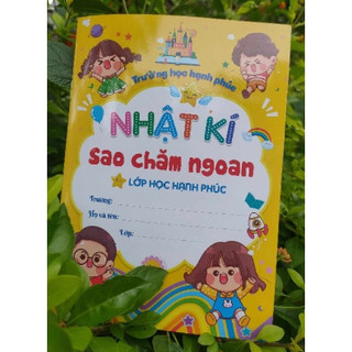 Sổ thi đua sao chăm ngoan A5 khen thưởng