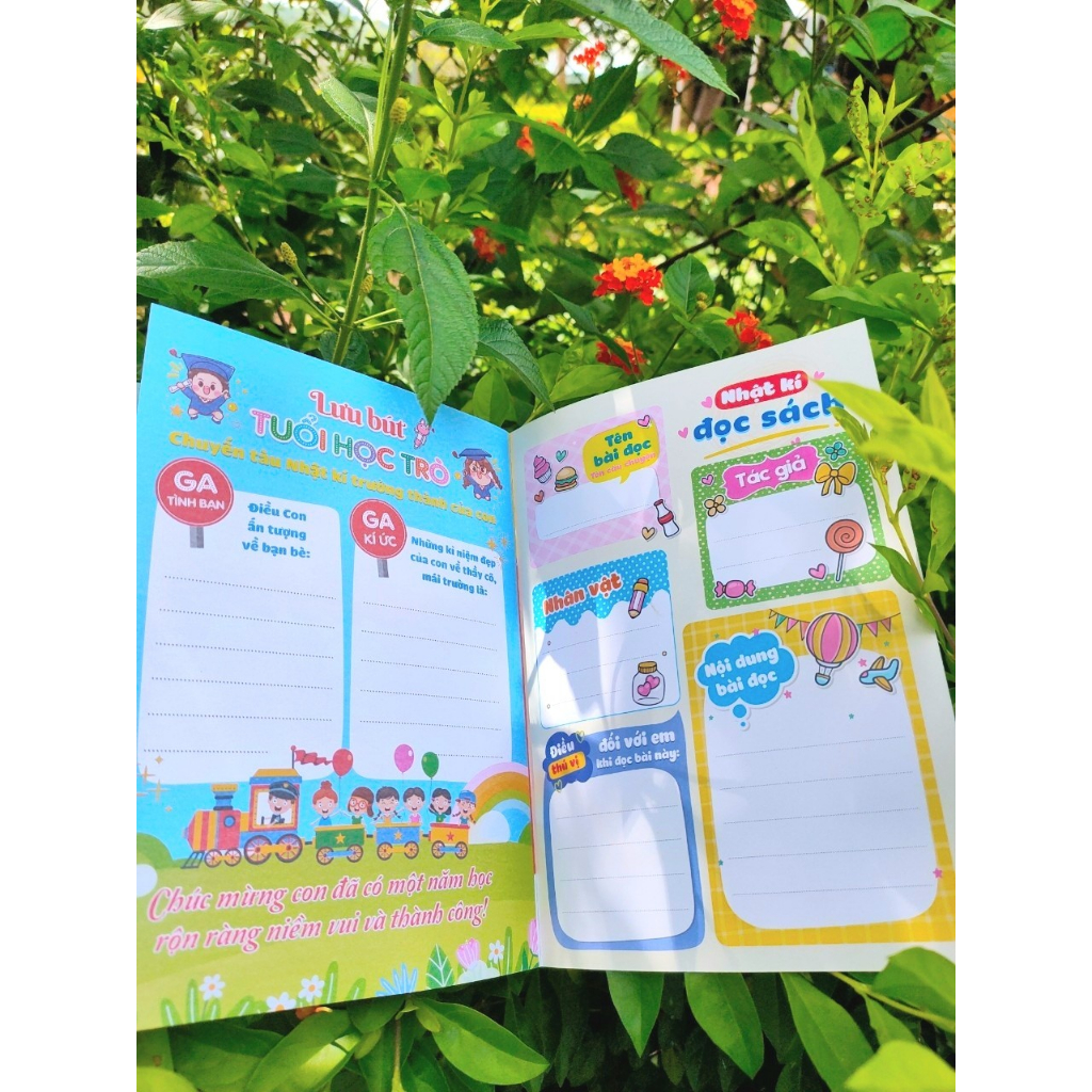 Sổ thi đua sao chăm ngoan A5  khen thưởng