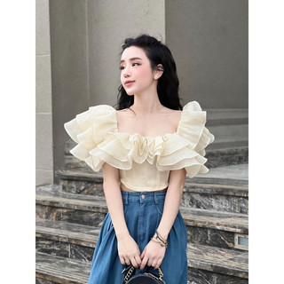 ÁO TRỄ VAI GẤM BÈO Dexus
