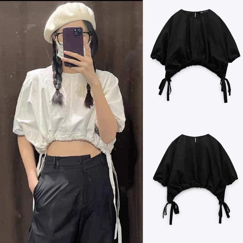 Áo croptop Zara Authentic