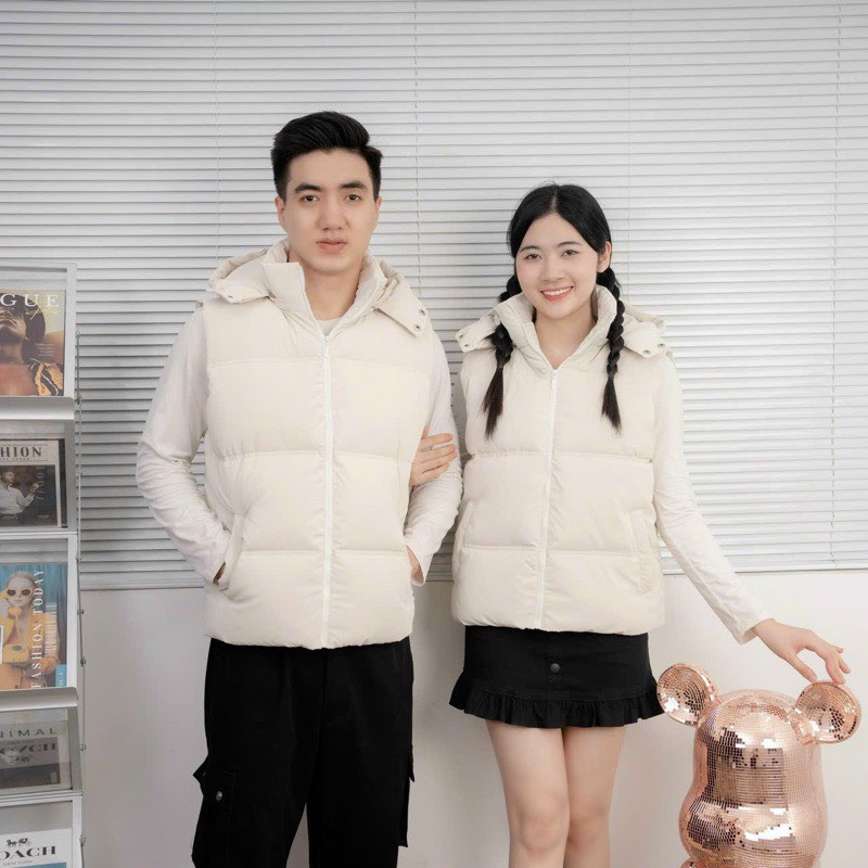 Áo Phao Đôi Nam Nữ, Áo Gile Đôi, Áo Khoác Phao Đôi Nam Nữ HÓT 2023