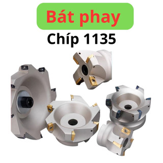 Bát phay 300R,đài phay gắn chip 1135 ,đĩa phay phôi