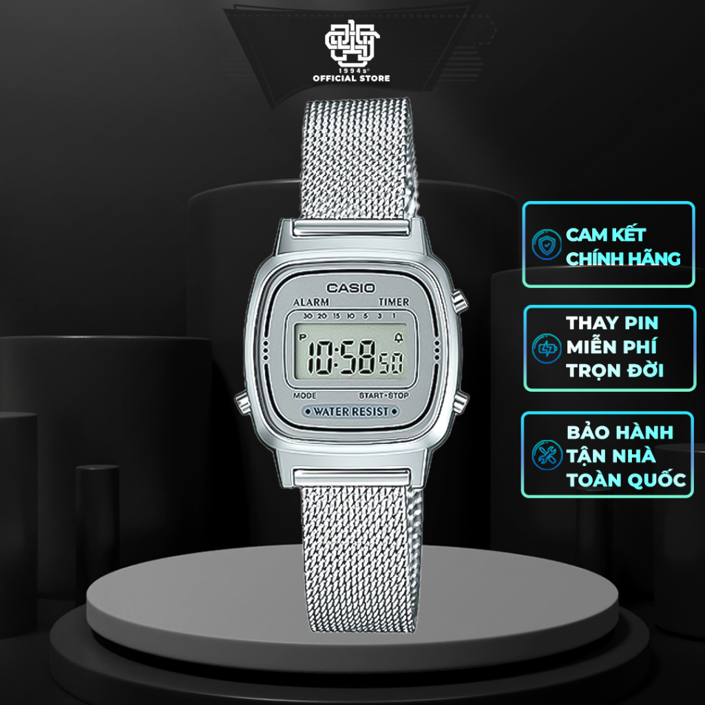 Đồng hồ Nữ CASIO LA670WEM-7D Hàng chính hãng