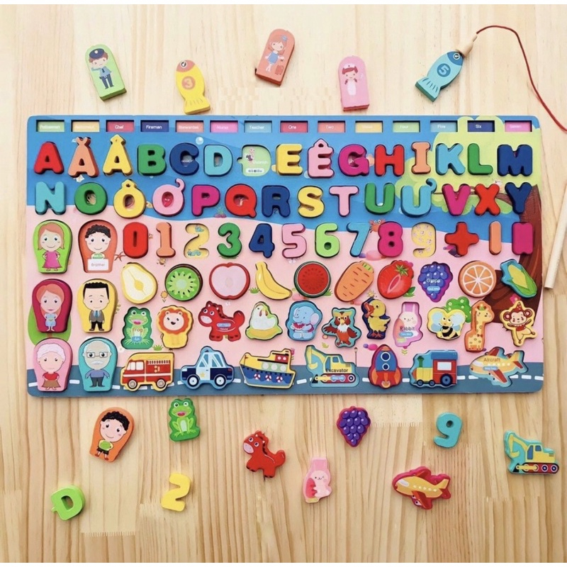 Bộ đồ chơi câu cá và học số thông minh 63 chi tiết - Đồ chơi thông minh cho bé