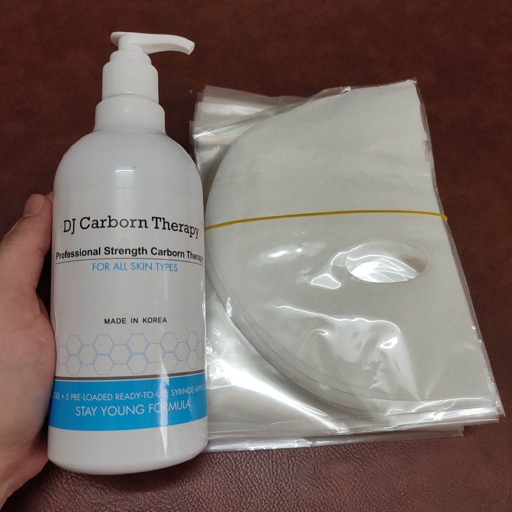 Mặt Nạ Ngăn Ngừa Mụn Thải CO2 DJ CARBON THERAPY Hàn Quốc