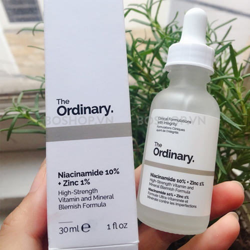 Tinh chất The Ordinary Niacinamide 10% + Zinc 1% Full Size 30ml