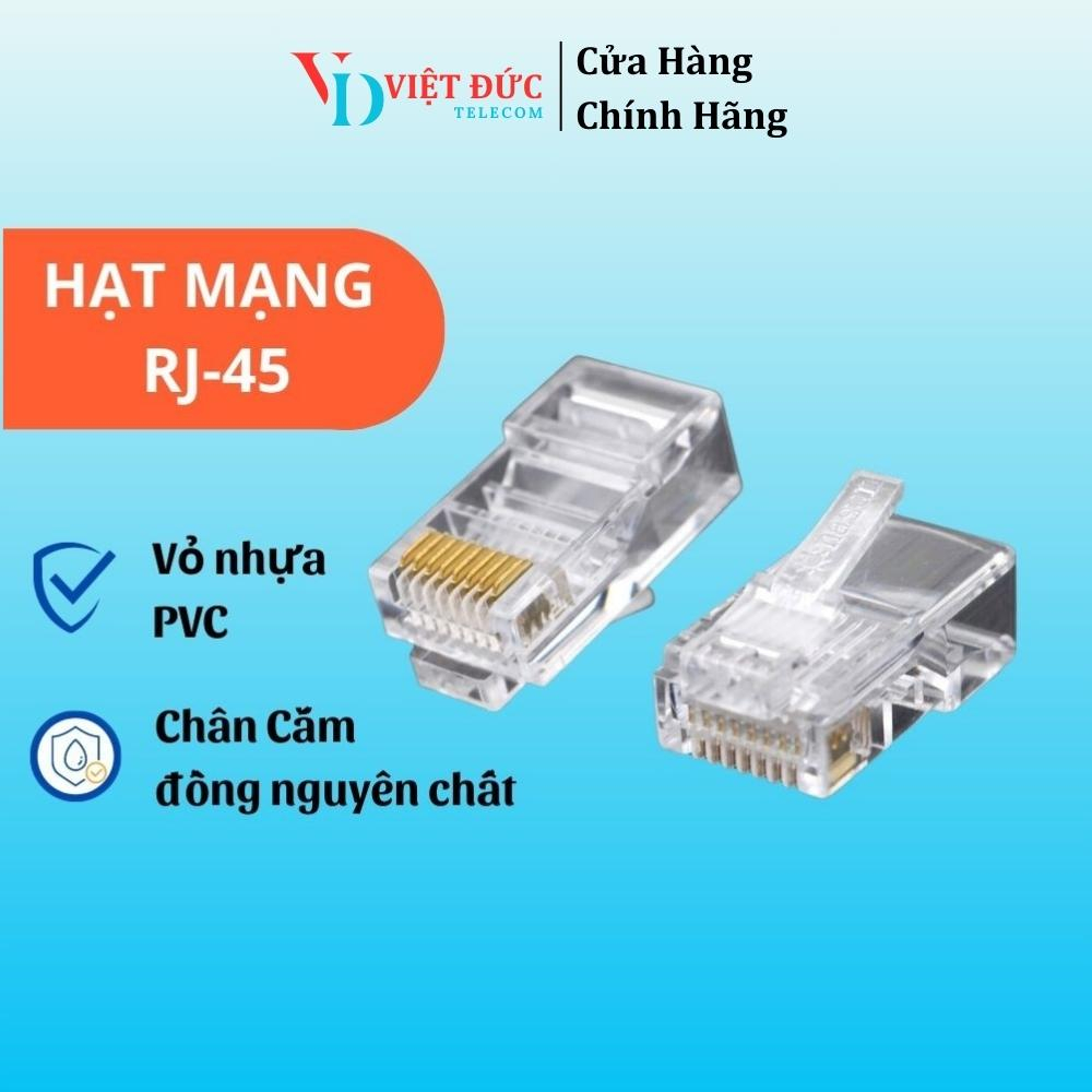 Hạt Mạng RJ45 Connector Đầu bấm mạng cao cấp UTP CAT6 RJ45