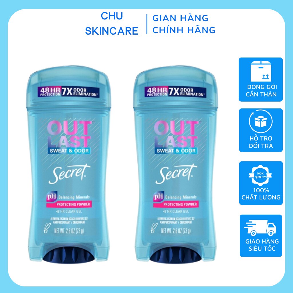 Gel ngăn mùi và ngăn mồ hôi Secret 73G