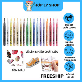 Bút Nhấn Mực Sơn ACrylic Không Xóa Được Vẽ Trên Giày,Ví,Đá Cuội, Kính Và Nhiều Bề Mặt Khác Hợp Lý Shop