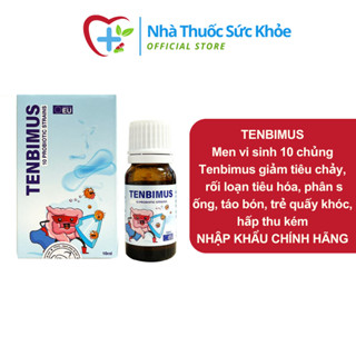 Men vi sinh 10 chủng Tenbimus giảm táo bón tiêu chảy rối loạn tiêu hóa nôn