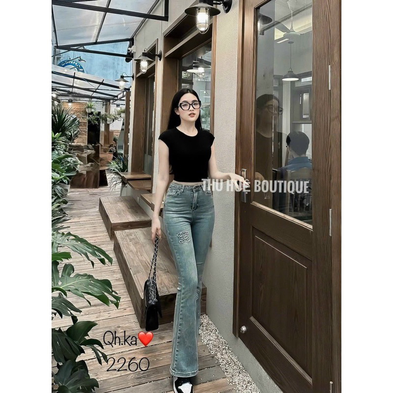 CHÂN VÁY JEANS NỮ DENIM 2 TÚI TRƯỚC #5040