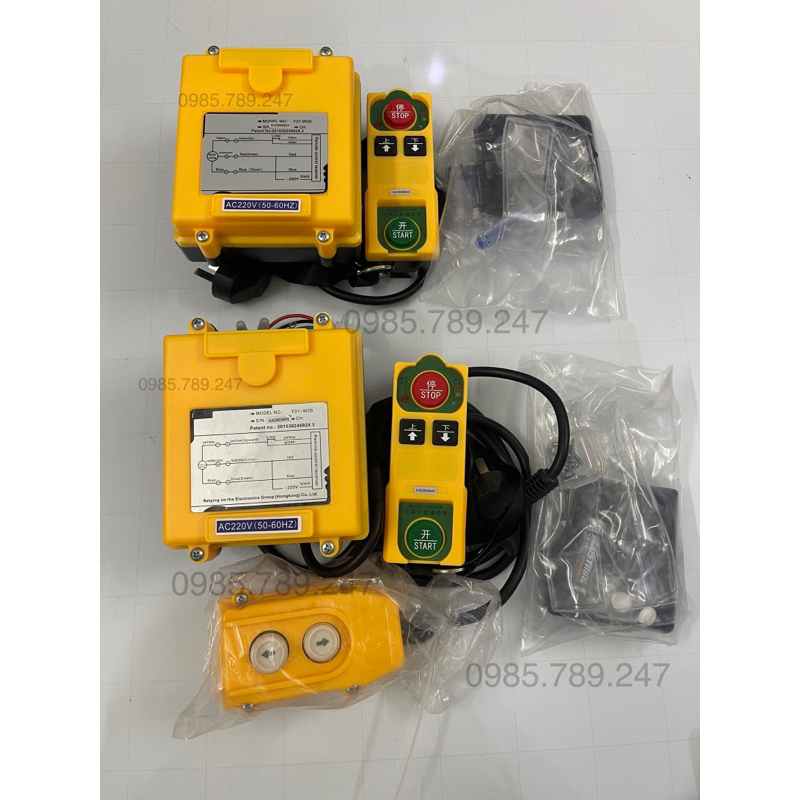 Điều khiển từ xa 220V cho tời PA200, PA300, PA400, PA500, PA600, PA800, PA1000 - 220V, bộ điều khiển cho tời KCD, CDK10