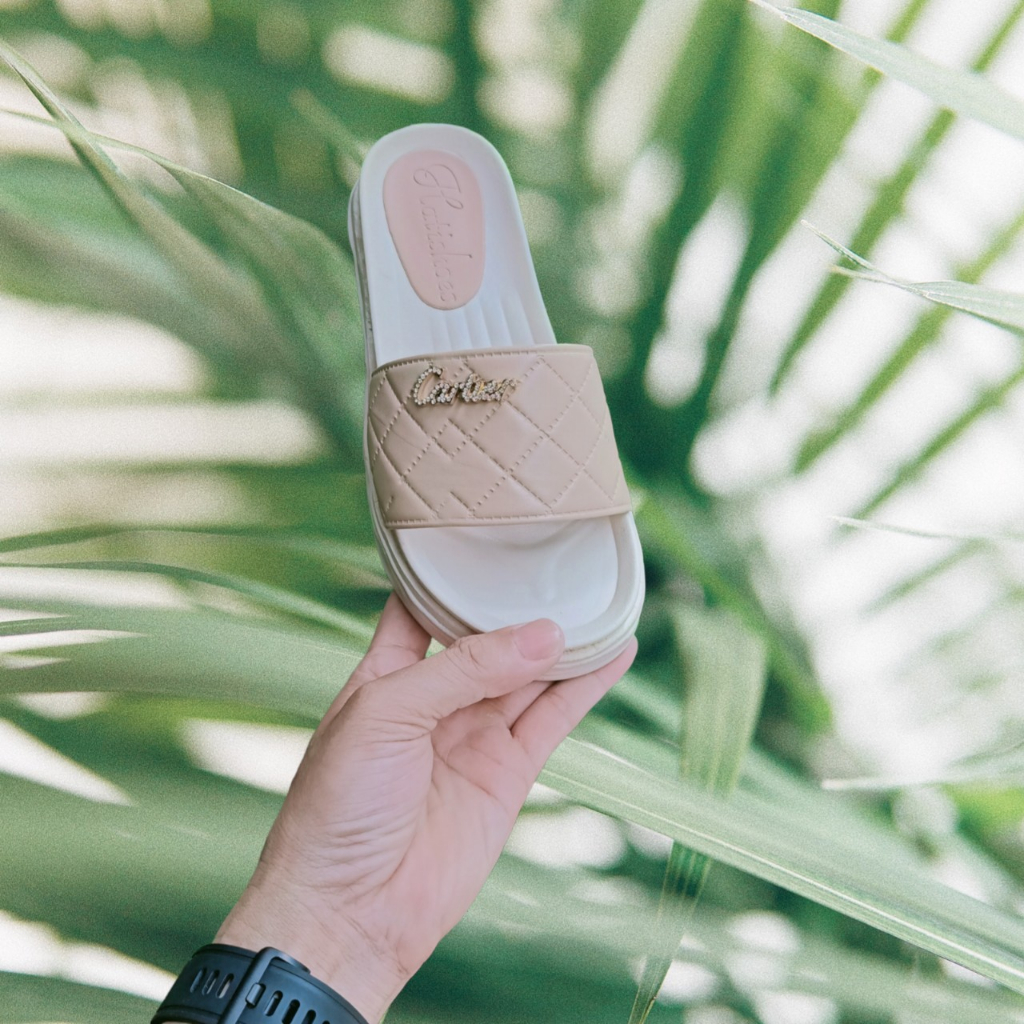 Dép xuồng - Bánh mỳ nữ Hatishoes hàng xịn PU thật 100% chuẩn phom mang ôm chân hàng siêu nhẹ